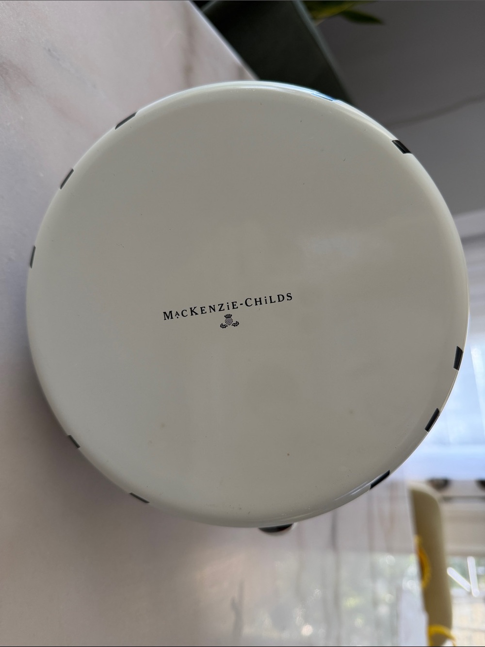MacKenzie-Childs Zebra 2 Quart Tea Kettle - Picture 2 of 6
